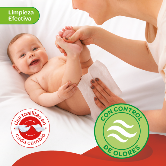 Toallitas Húmedas Huggies Limpieza Efectiva - 96uds Q20.75