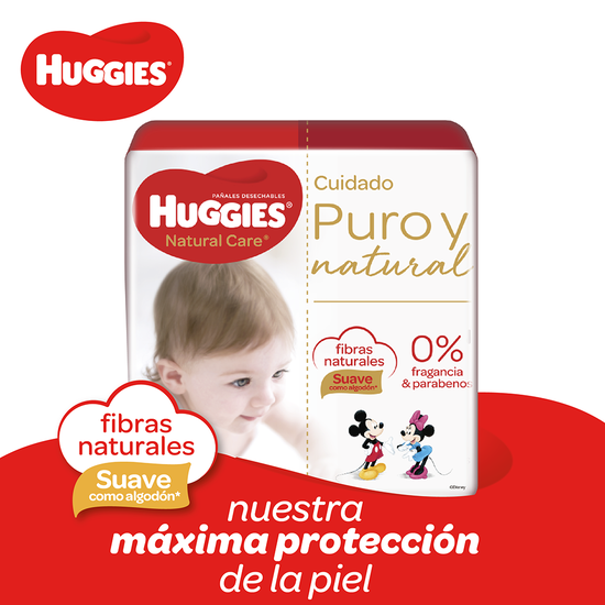 Pañales Huggies Natural Care Talla XXXG - 72uds Q260.00