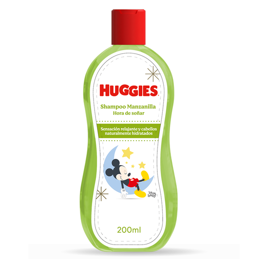Shampoo Huggies Manzanilla - 200ml Q37.00