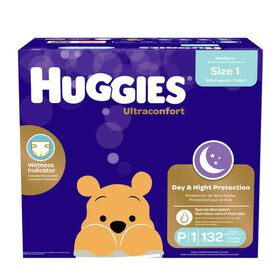 Pañales Huggies UltraConfort Talla P - 132uds